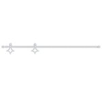 Vidaxl kit de quincaillerie de porte coulissante 183 cm acier blanc