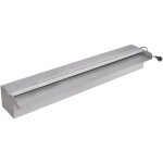 Vidaxl lame d'eau rectangulaire � led 60 cm en acier inoxydable pour piscine