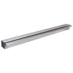 Vidaxl lame d'eau rectangulaire � led 90 cm en acier inoxydable pour piscine