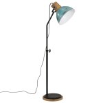 Vidaxl lampadaire 25 w bleu d�lav� 30x30x100 - 150 cm e27