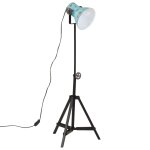 Vidaxl lampadaire 25 w bleu d�lav� 35x35x65 / 95 cm e27