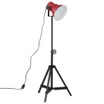 Vidaxl lampadaire 25 w rouge dlav 35x35x65 / 95 cm e27