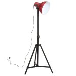 Vidaxl lampadaire 25 w rouge dlav 61x61x90 / 150 cm e27