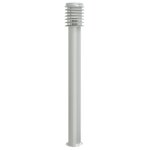 Vidaxl lampadaire d'ext�rieur argent� 110 cm acier inoxydable