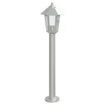 Vidaxl lampadaire d'ext�rieur argent� 80 cm acier inoxydable