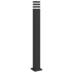 Vidaxl lampadaire d'ext�rieur noir 110 cm aluminium
