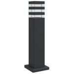 Vidaxl lampadaire d'ext�rieur noir 50 cm aluminium