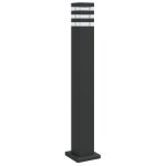 Vidaxl lampadaire d'extrieur noir 80 cm aluminium