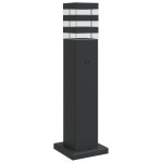 Vidaxl lampadaire d'ext�rieur avec sortie noir 50 cm aluminium