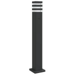 Vidaxl lampadaire d'extrieur avec sortie noir 80 cm aluminium