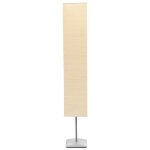 Vidaxl lampadaire avec support en acier 135 cm beige