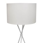 Vidaxl lampadaire avec support haut blanc