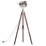 Vidaxl lampadaire � tr�pied bois de manguier massif 180 cm