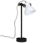 Vidaxl lampe de bureau 25 w blanc 15x15x55 cm e27