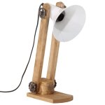 Vidaxl lampe de bureau 25 w blanc 23x13x52 cm e27