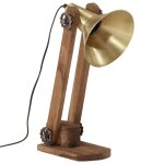 Vidaxl lampe de bureau 25 w laiton antique 23x13x52 cm e27