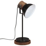 Vidaxl lampe de bureau 25 w noir 17x17x50 cm e27