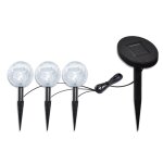 Vidaxl lampes de jardin led solaires 3 pcs avec piquet de sol Vidaxl lampes de jardin led solaires 3 pcs avec piquet de sol