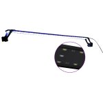 Vidaxl lampe � led d'aquarium avec pinces 115 - 130 cm bleu et blanc