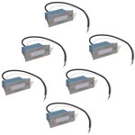 Vidaxl lampes led encastre d'escalier 6 pcs 44x111x56 mm