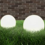 Vidaxl lampes  led sous forme de boule 4 pcs sphrique 25 cm pmma