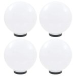 Vidaxl lampes � led sous forme de boule 4 pcs sph�rique 30 cm pmma