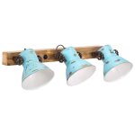 Vidaxl lampe murale 25 w bleu d�lav� 65x25 cm e27
