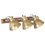 Vidaxl lampe murale industrielle laiton 65x25 cm e27