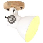 Vidaxl lampe murale industrielle / de plafond 2 pcs blanc 20x25 cm e27