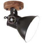 Vidaxl lampe murale industrielle / de plafond 2 pcs noir 20x25 cm e27