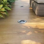Vidaxl lampes au sol à led d'extérieur 3 pcs rond Vidaxl lampes au sol à led d'extérieur 3 pcs rond