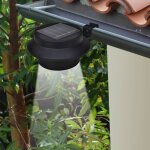 Vidaxl lampes solaires  led d'extrieur pour clture 12 pcs noir