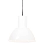 Vidaxl lampe suspendue 25 w blanc rond 28, 5 cm e27