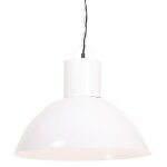 Vidaxl lampe suspendue 25 w blanc rond 48 cm e27