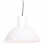 Vidaxl lampe suspendue 25 w blanc rond 48 cm e27
