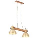 Vidaxl lampe suspendue industrielle 25 w laiton 109 cm e27 Vidaxl lampe suspendue industrielle 25 w laiton 109 cm e27