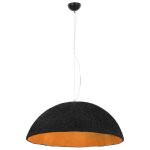 Vidaxl lampe suspendue noir et dor� �70 cm e27