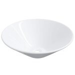 Vidaxl lavabos 2 pcs blanc 42x42x14 cm c�ramique