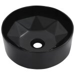 Vidaxl lavabo 36x14 cm c�ramique noir