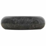 Vidaxl lavabo 40 x 12 cm marbre noir