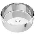 Vidaxl lavabo 40 x 15 cm c�ramique argent�