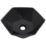 Vidaxl lavabo 41x36, 5x12 cm c�ramique noir