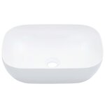 Vidaxl lavabo 45, 5x32x13 cm c�ramique blanc
