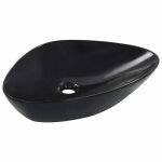 Vidaxl lavabo 58, 5 x 39 x 14 cm c�ramique noir