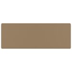 Vidaxl lavabo carr� de luxe � trop - plein cr�me mat 41x41 cm c�ramique