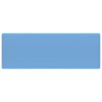 Vidaxl lavabo carr� � trop - plein bleu clair mat 41x41 cm c�ramique
