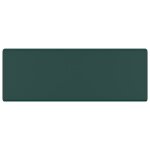 Vidaxl lavabo carr� � trop - plein vert fonc� mat 41x41 cm c�ramique