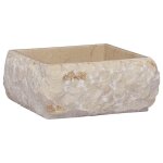 Vidaxl lavabo cr�me 30x30x13 cm marbre