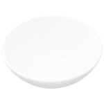 Vidaxl lavabo de salle de bain c�ramique rond blanc