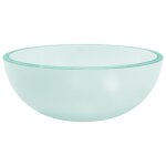 Vidaxl lavabo verre tremp 30x12 cm dpoli